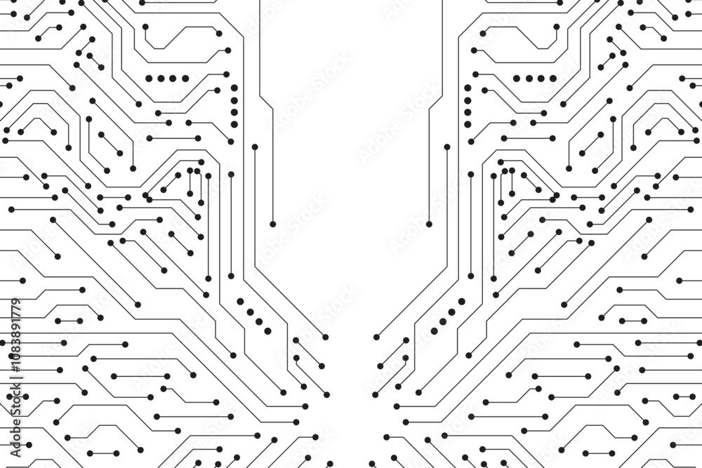 Poster technology circuit board background texture. circuit board electronic engineering technology. comput
