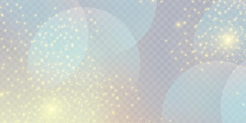 Obraz premium Soft gold bokeh light effect. Shining holiday and party design. Blur light EPS10