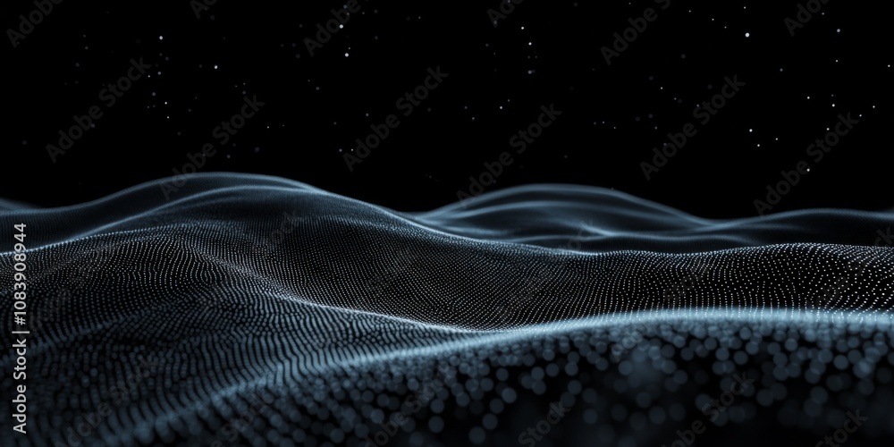 Canvas Prints abstract network of connected dots spreading over earth silhouette,space for text