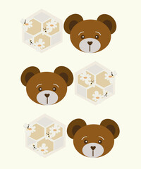 teddy bear set