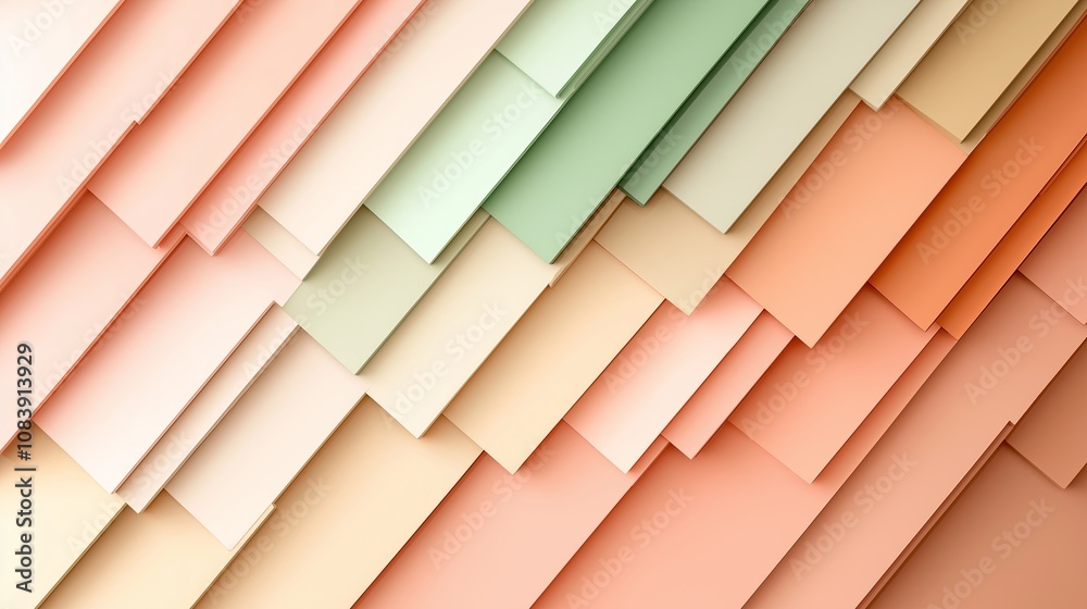 Poster soft gradient in muted earth tones