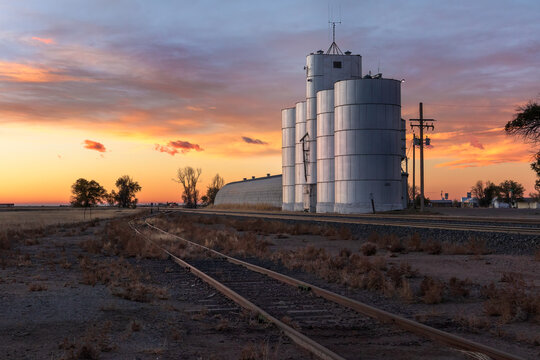 Sunrise Railroad mill Crossing Nunn Colorado