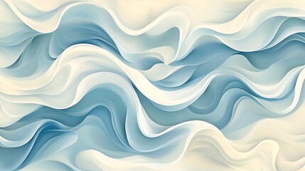 Fototapeta premium Seamless pattern with a digital drawing of wavy background