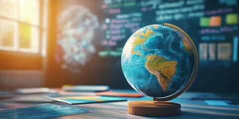 Global Education Access : Classrooms, online learning platforms, and students