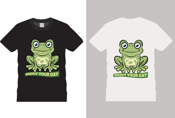 Enjoy Your day T Shirt Design Vector Template