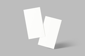 Vertical Business Card Mockup