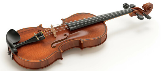 Fototapeta premium brown wood music violin guitar, string, elegant 10