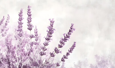 Obraz premium modern 2D doodle cartoon flower concept with open space for text, featuring whimsical floral and leafy elements on crisp white backgrounds.