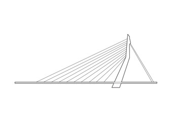 Rotterdam Erasmus Bridge, Erasmusbrug