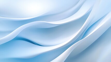 Fototapeta premium soft blue abstract waves for calming backgrounds and designs
