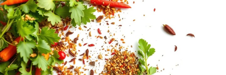 Fresh garlic bulbs with cloves isolated on a white background, cooking, diet, white background