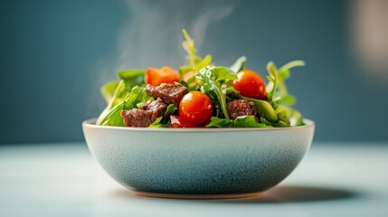 Spicy Thai Beef Salad with Fresh Vegetables