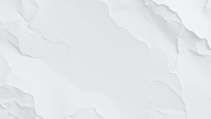 Obraz premium Crumpled white paper background with textured wrinkles, blank, abstract, paper
