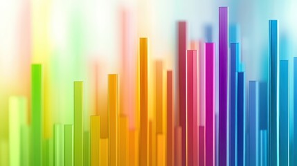 Obraz premium Colorful abstract background with dynamic lines, vibrant and modern art composition for wallpapers digital design