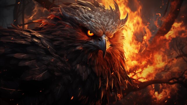 Animals with the power of blazing fire egale in darkness.