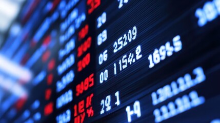 Obraz premium Stock market trading, charting success in the world of finance and investment navigating