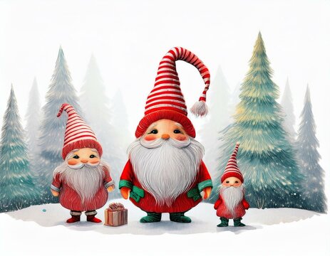 Gnomos e un d&iacute;a invernal, de un d&iacute;a navide&ntilde;o