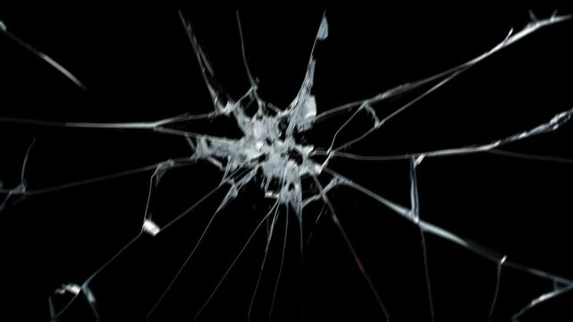 3d, abstract, accident, alpha channel, animation, background, black, break, closeup, crack, crash, crime, crushed, damage, danger, demolished, design, destruction, fall, falling down, force, glass, gl