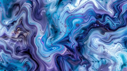 Obraz premium Wallpaper An abstract background with colorful paint swirling and mixing, creating decorative textures, perfect for wallpapers or digital art projects