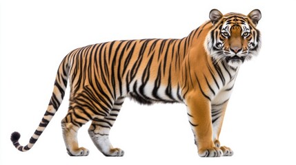 Obraz premium Majestic Tiger with Striking Stripes - Wildlife Photography