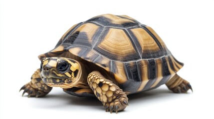 Obraz premium Close-Up of a Yellow-Footed Tortoise