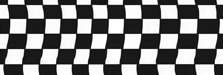Black and white checkered pattern background