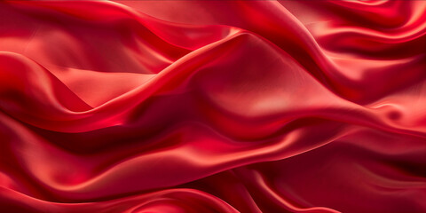 Obraz premium red silk fabric
