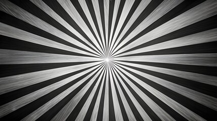 Obraz premium black and white striped radial sunburst grunge shiny woo UHD Wallpaper