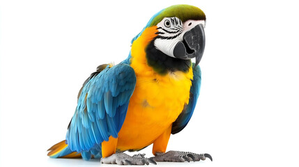 Fototapeta premium blue gold macaw blue and yellow macaw