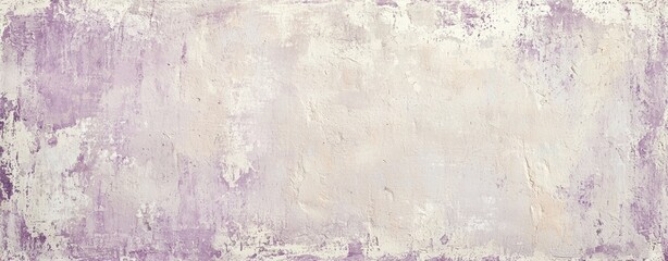 Obraz premium Pastel purple and beige hues blend seamlessly on a textured background, creating a soft and elegant atmosphere with subtle cracks and variations in color