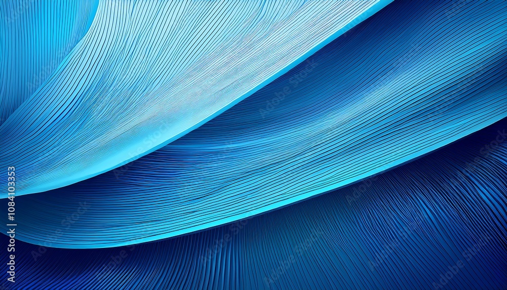 Poster blue abstract stripes form the background, a modern light and dark gradient pattern suitabl_1(369)