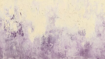 Fototapeta premium Purple and beige paint strokes merge on a textured surface, creating an abstract vintage design suitable for backgrounds and artistic projects