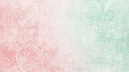 Fototapeta premium Pink and green watercolor background creating a soft gradient effect, perfect for adding a touch of elegance to any design project