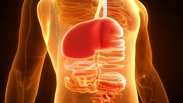 Human Anatomy: Internal Organs 3D Render