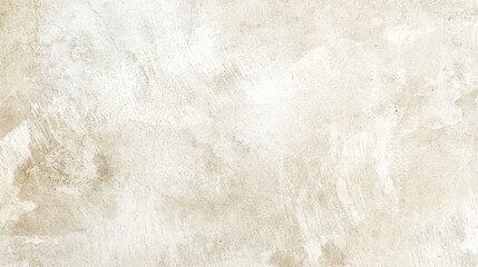 Naklejka premium Beige concrete wall texture featuring visible brushstrokes and cracks, creating an industrial and grunge background ideal for design projects