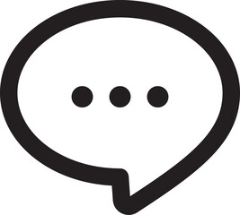 Speech Bubble.Talk bubble.  chat bubble line art icon for apps and websites