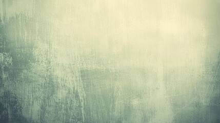 Fototapeta premium Green and beige weathered wall background texture showing signs of age, distress, and a vintage or retro aesthetic, perfect for backgrounds or overlays