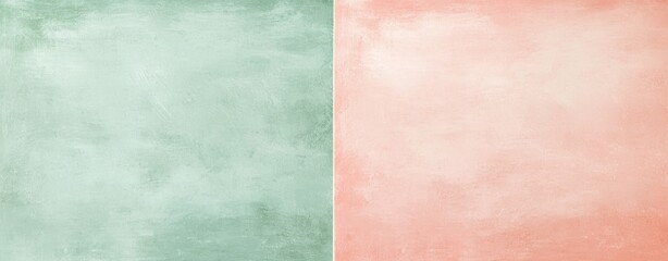 Calming green and pink pastel background with a textured gradient, perfect for various design projects. Ideal for web banners, posters, and invitations. Trendy and elegant for your creative needs