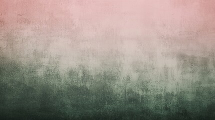 Obraz premium Pink and green blend seamlessly in a grunge textured background, creating a beautiful ombre effect that adds depth and visual interest