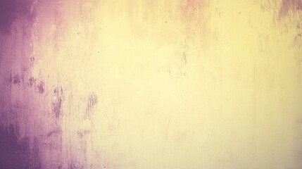 Obraz premium Gradient background going from purple to yellow, featuring a textured surface, creating a vintage and distressed aesthetic, suitable for various design projects