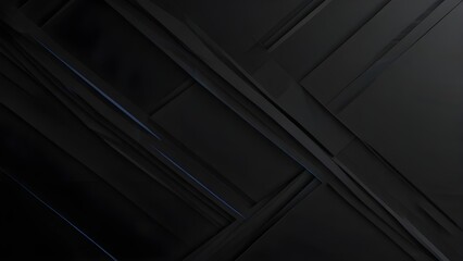 Black abstract geometric oblique lines background blank space for text vector illustration Generative AI