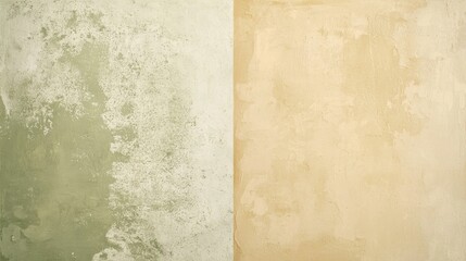 Naklejka premium Two-color textured plaster creating an elegant and modern interior design solution, perfect for backgrounds and wallpapers