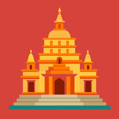 Obraz premium buddhist temple