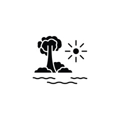 Fototapeta premium jungle icon or logo design isolated sign symbol vector illustration - high quality line style vector icon suitable for designers, web developers, displays and websites