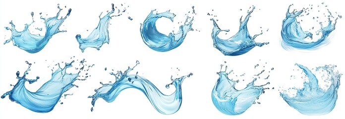 Fototapeta premium water, wave, vector, sea, illustration, design, pattern, splash, ocean, blue, art, flower, nature, drop, decoration, floral, liquid, icon, symbol, wallpaper, waves, color, shape, backdrop, Background