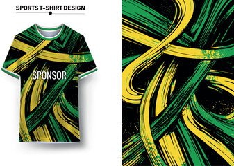 Sports jersey and background Design