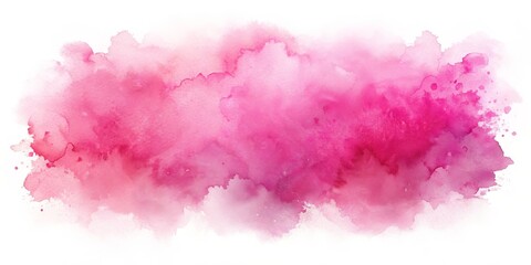 Fototapeta premium Abstract Watercolor Background Pink and White Splashes, Watercolor, Background, Abstract, Pink, White, Splash