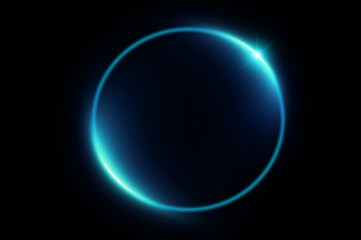 Effect Blue Light Glowing light bursts with sparkles. Glow light effect set, lens flare, explosion,...