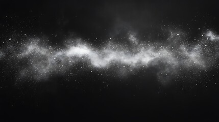 Fototapeta premium Black chalkboard background or texture for school, White splatter on black board