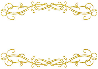 飾り罫蔦(薄金)